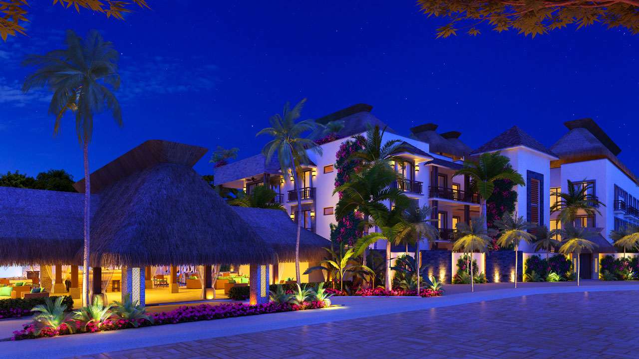 KASA Residences Ceiba Tulum - Hermosa Vista Frontal por la Noche
